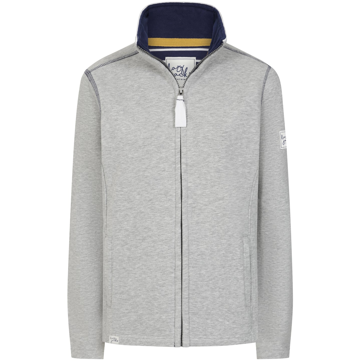 LJ33 - Ladies' Full Zip Sweatshirt - Grey Marl