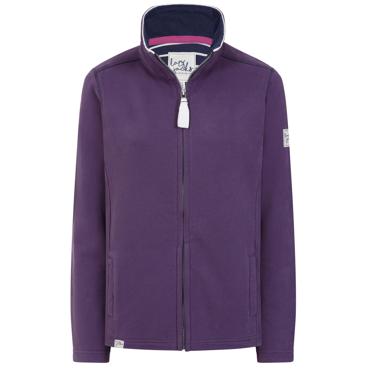 LJ33 - Ladies' Full Zip Sweatshirt - Loganberry