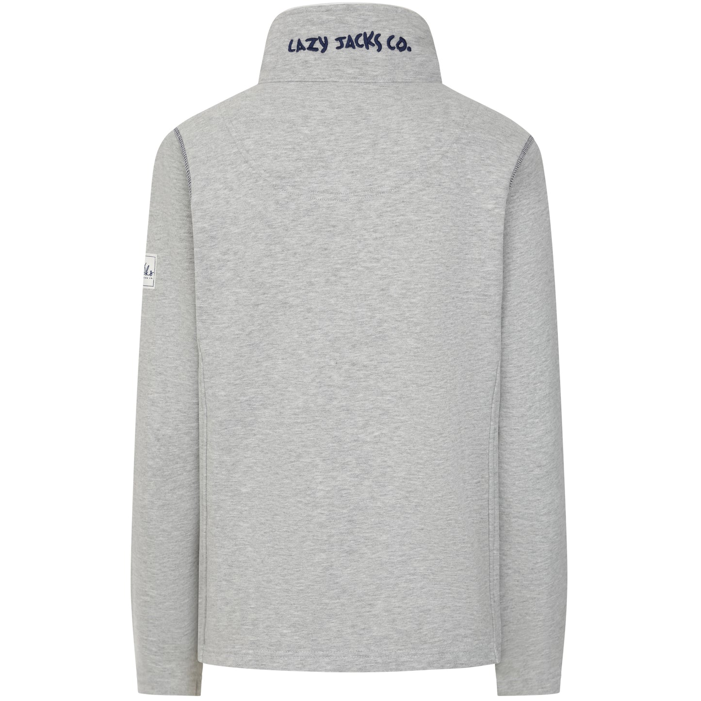 LJ33 - Ladies' Full Zip Sweatshirt - Grey Marl