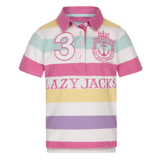 LJ22CE - Girls Polo Shirt - Multi