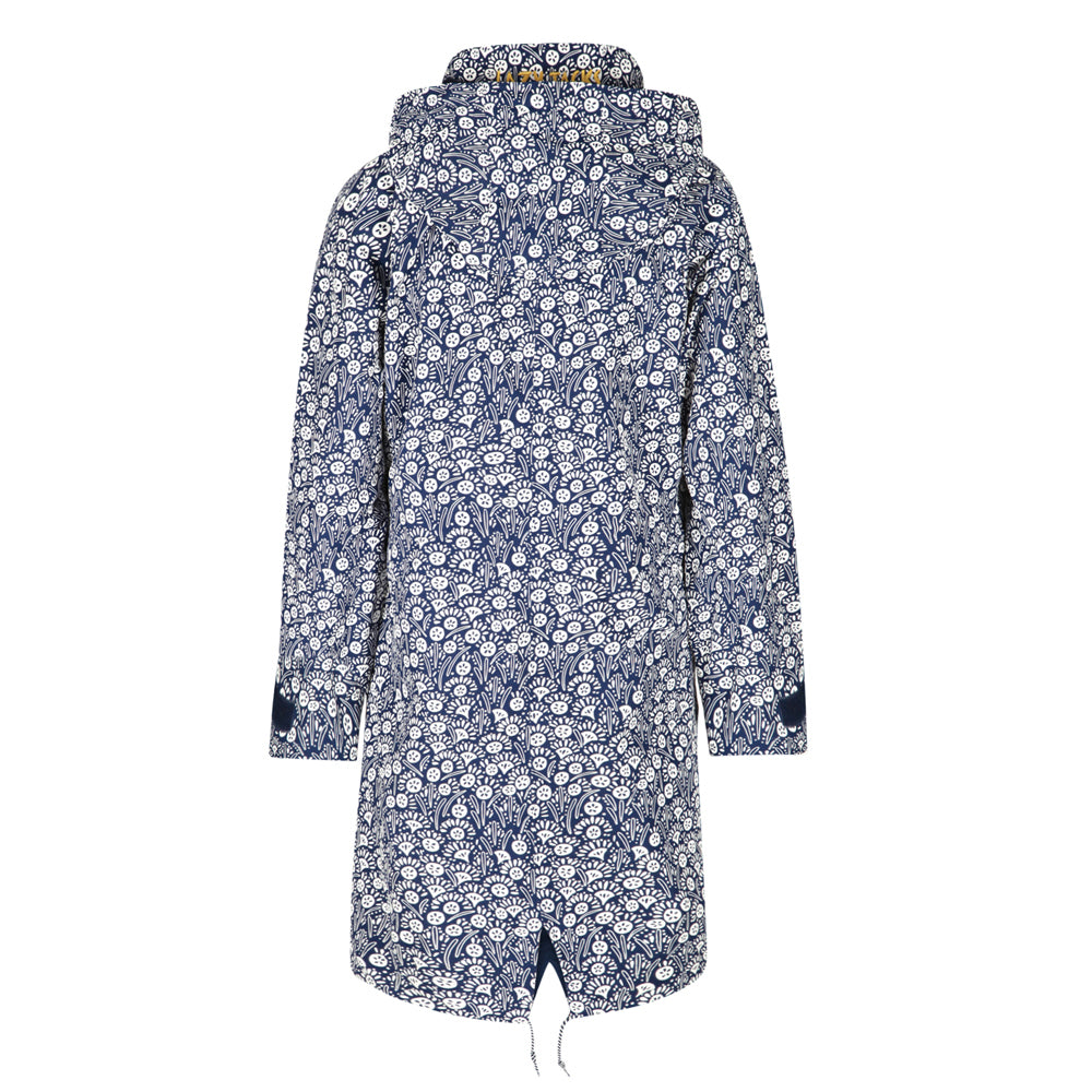 LJ67P - Ladies Longline Waterproof Coat - Bouquet