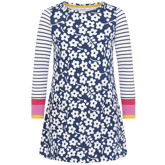 LJ115C - Girls T Shirt Dress - Harbour