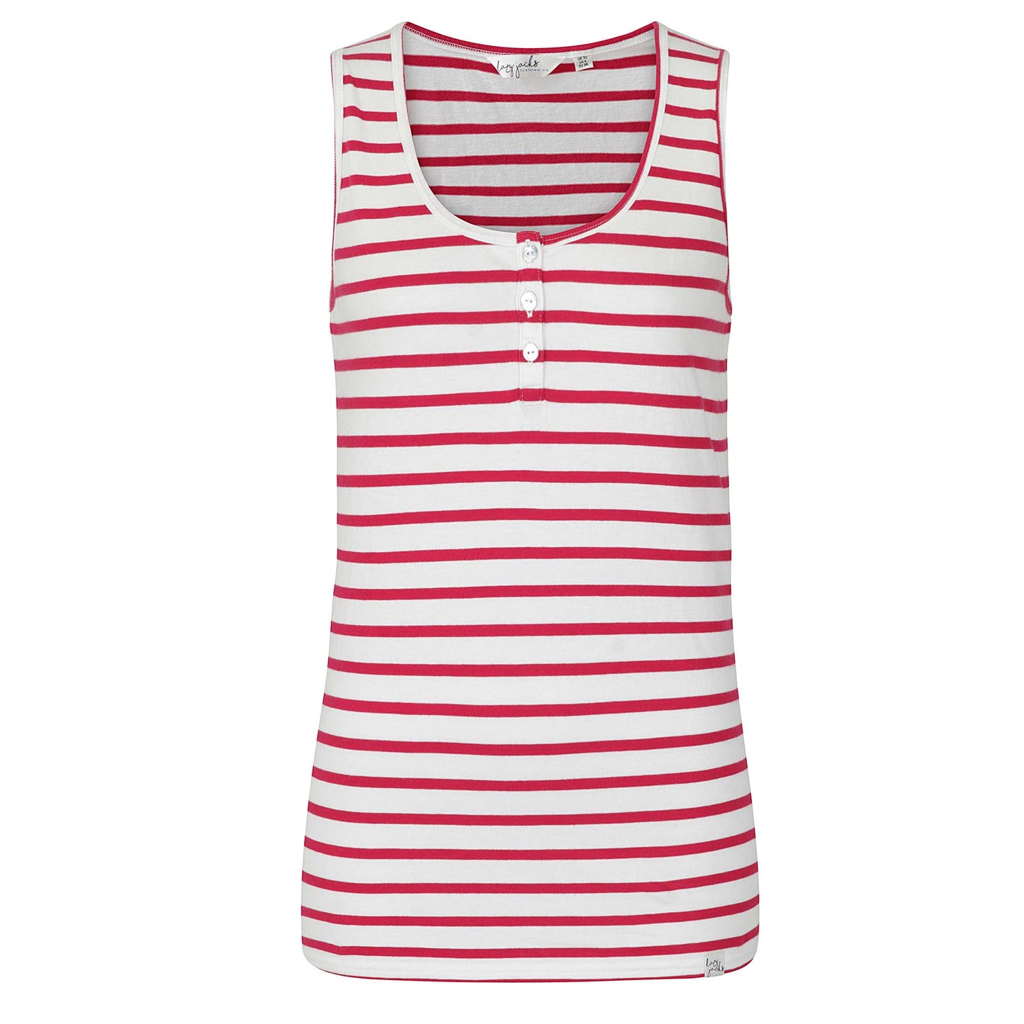 LJ110 - Ladies Cotton Cami - Cerise