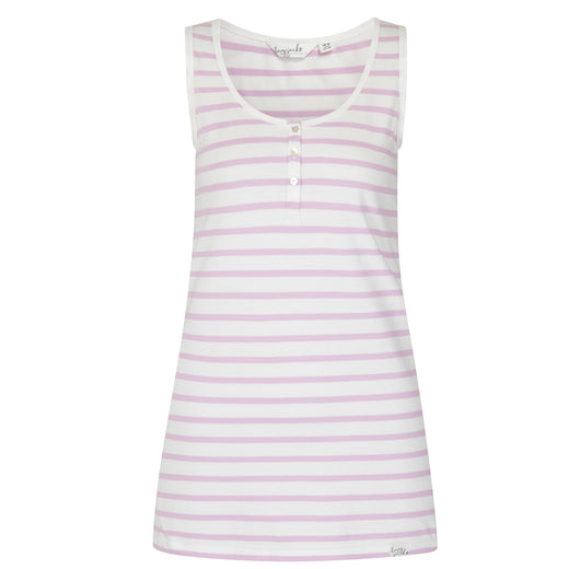 LJ110 - Ladies Cotton Cami - Chalky Pink