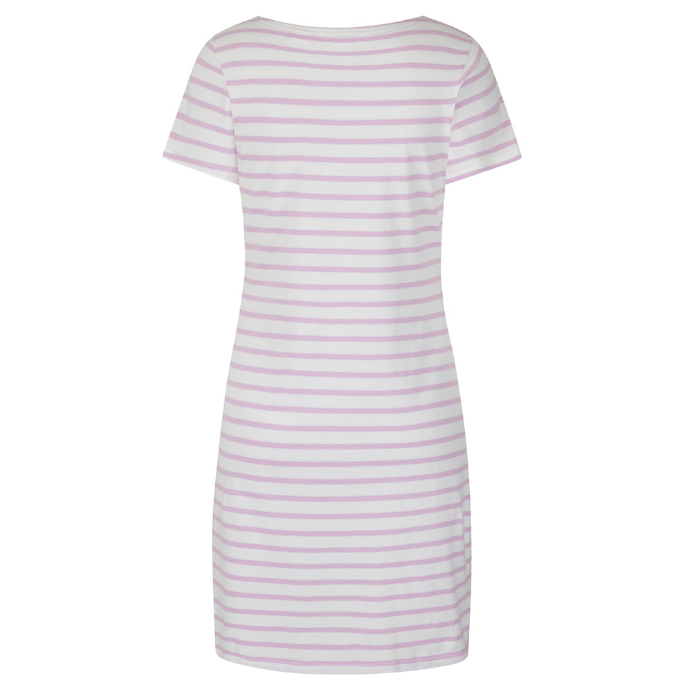 LJ115 - T-Shirt Dress - Chalky Pink