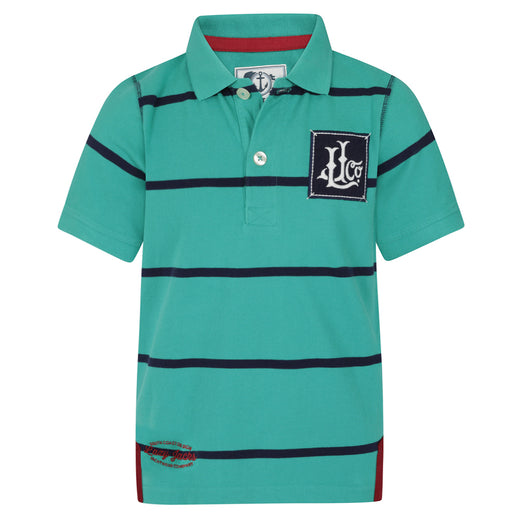 LJ18CE - Boy's Polo Shirt - Mineral Green