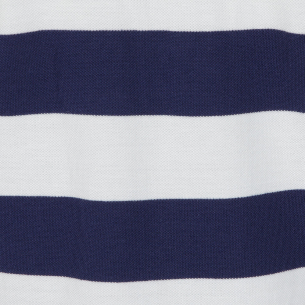 LJ22E - Ladies Striped Polo - Twilight