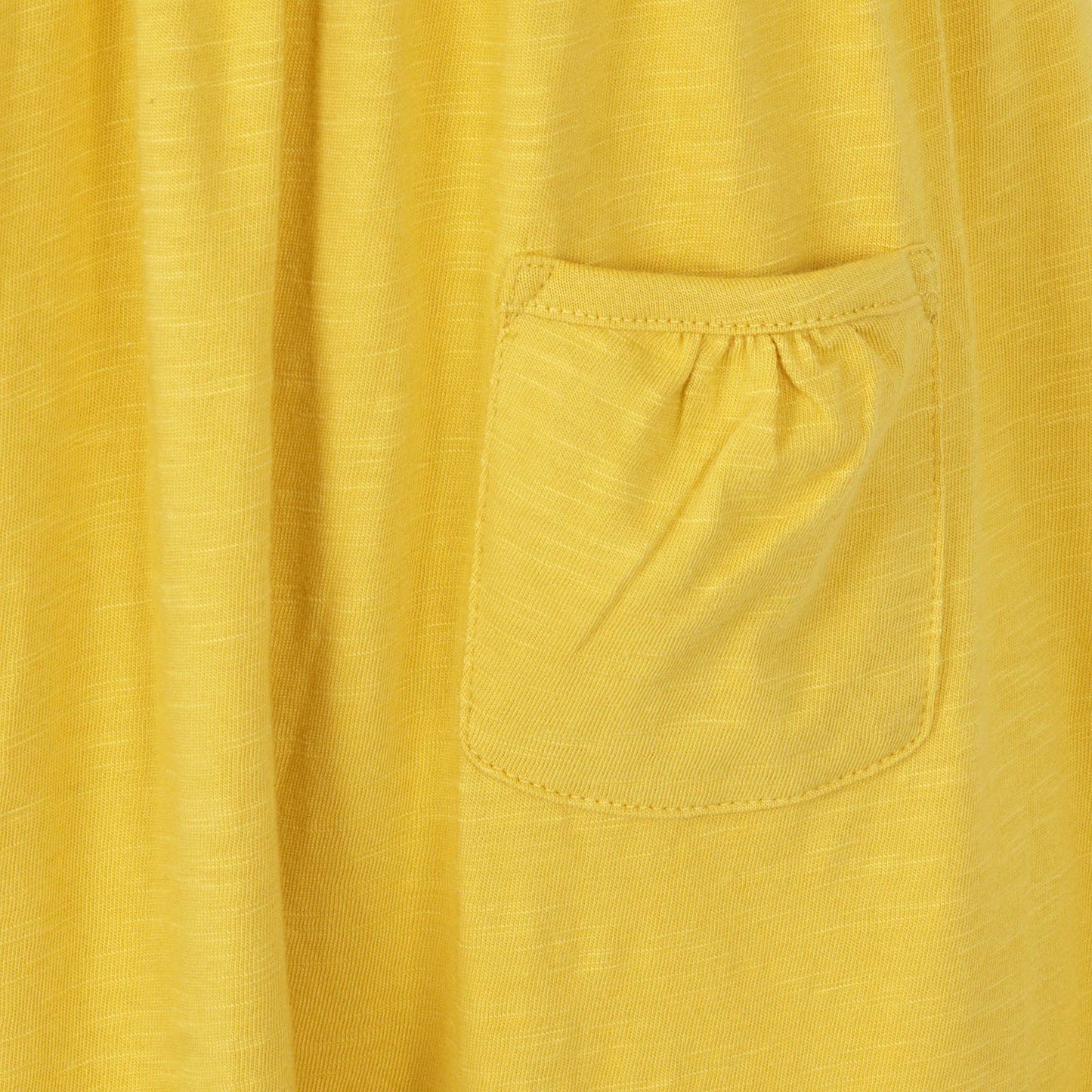 LJ374C - Girls Cotton Dress - Gorse