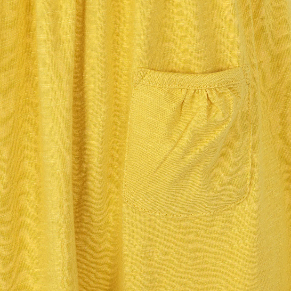 LJ374C - Girls Cotton Dress - Gorse
