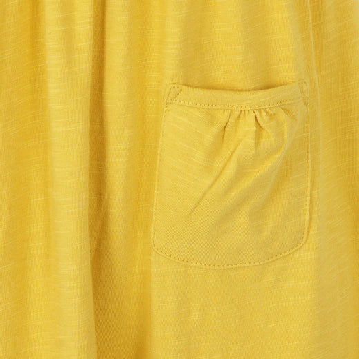 LJ374C - Girls Cotton Dress - Gorse