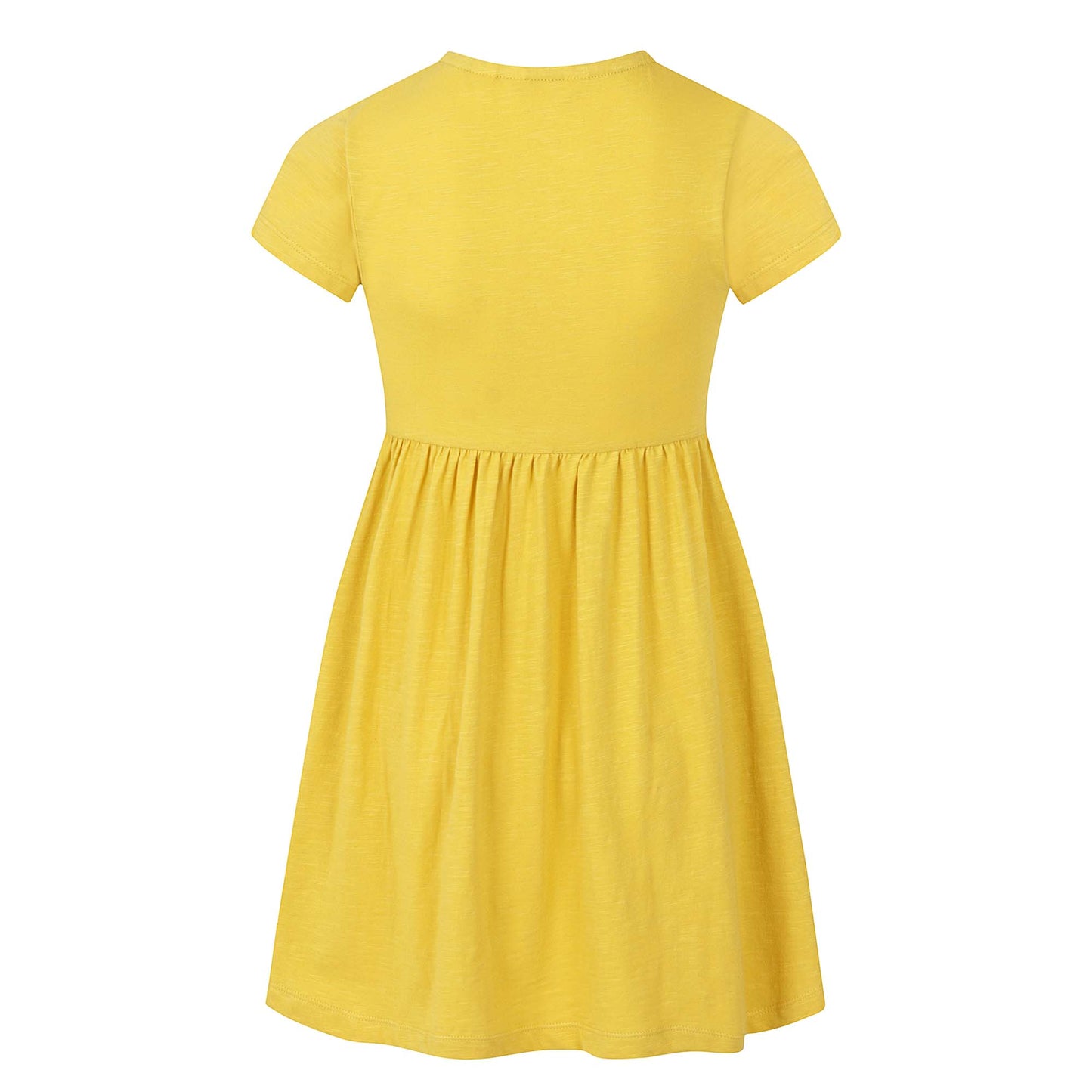 LJ374C - Girls Cotton Dress - Gorse