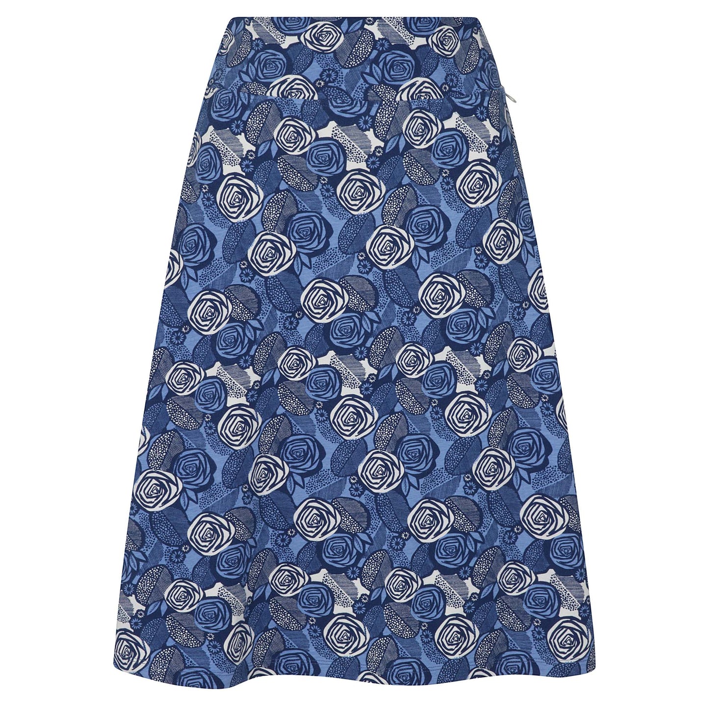 LJ41 - Printed Jersey Skirt - Rose