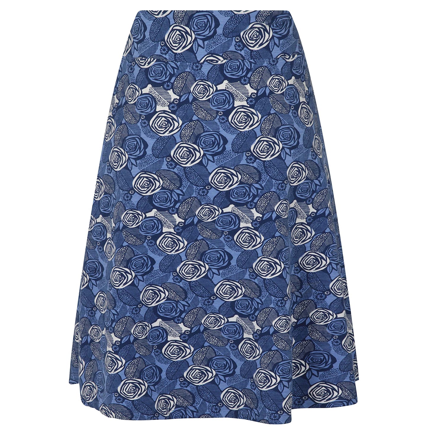 LJ41 - Printed Jersey Skirt - Rose