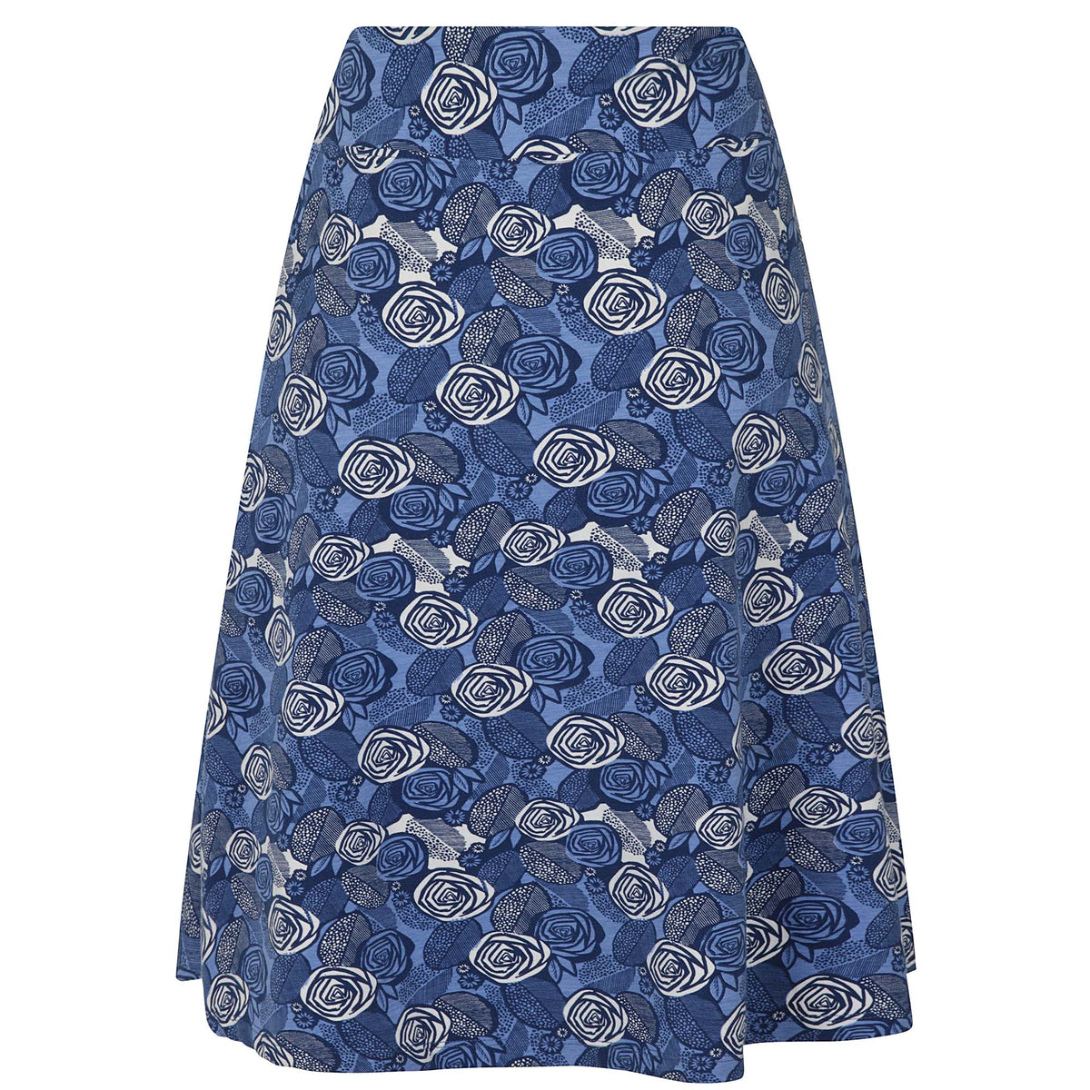 LJ41 - Printed Jersey Skirt - Rose