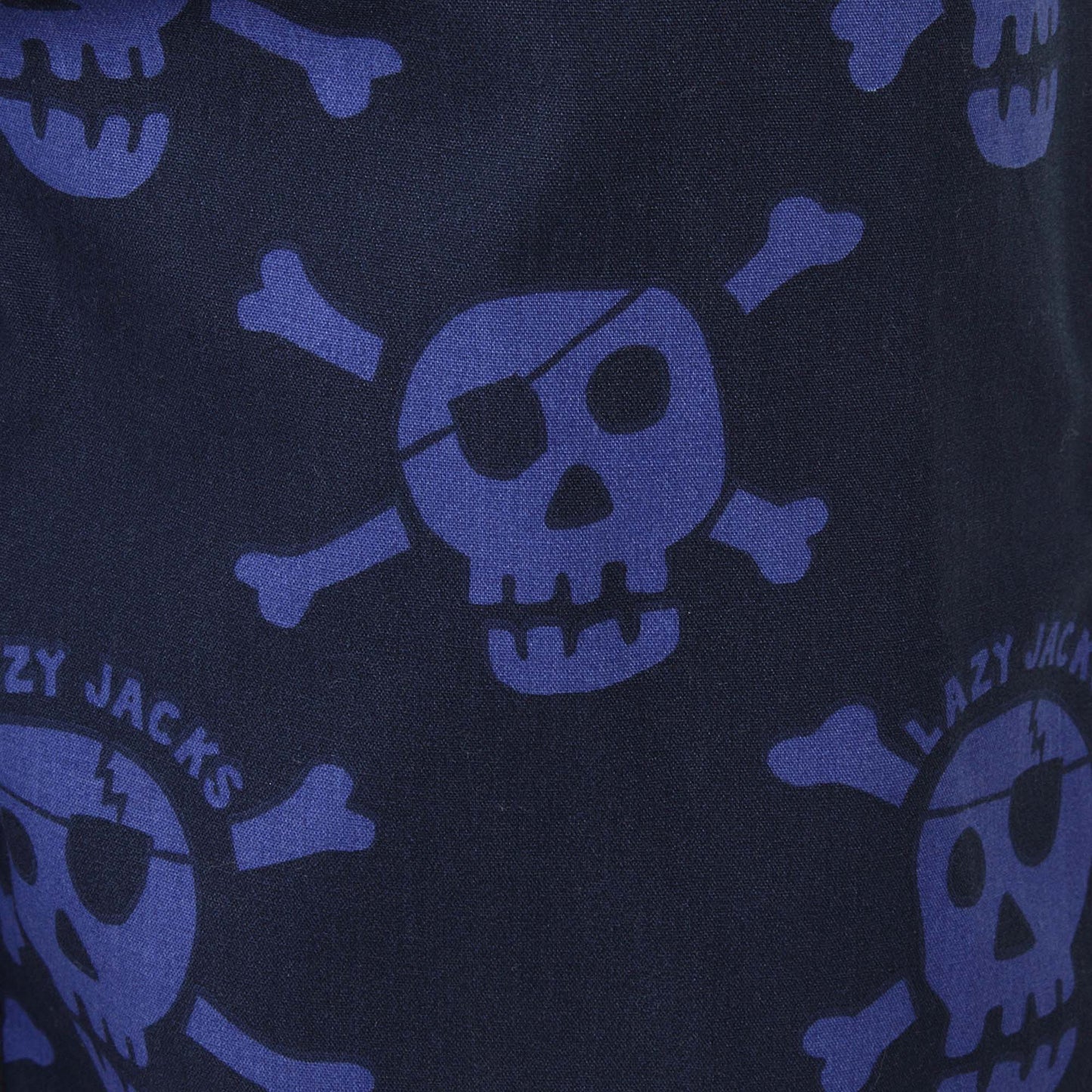 LJ89C - Boy's Printed Board Shorts - Bright Blue