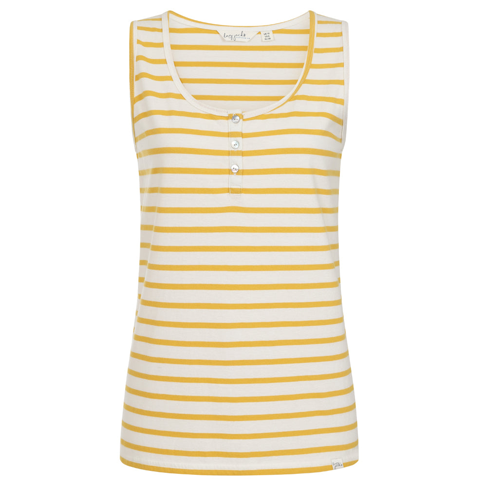 LJ110 - Ladies Cotton Cami - Maize