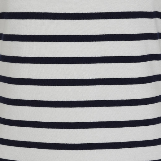 LJ115 - Ladies Striped T-Shirt Dress - Marine