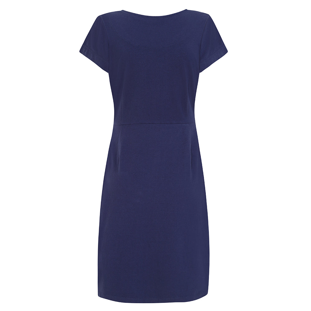 LJ127 - Plain Dress With Pockets - Twilight
