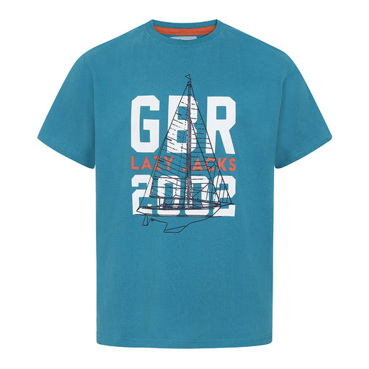 LJ15C - Boys Printed T-Shirt - Teal
