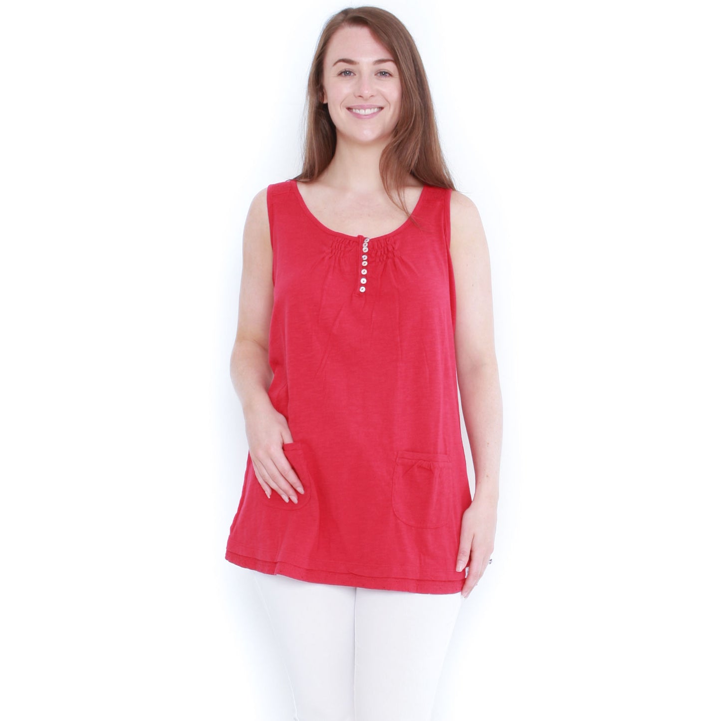 LJ205 - Ladies Tunic - Cerise