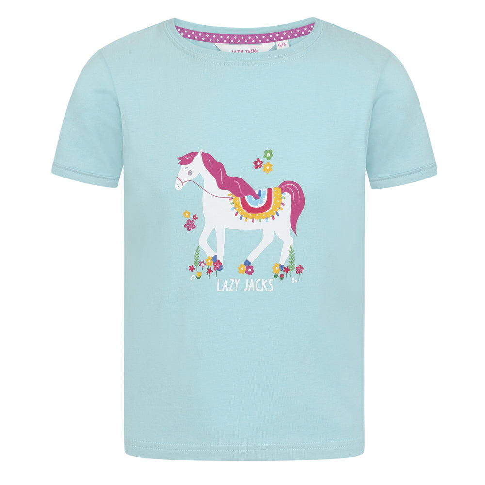 LJ208C - Girls Graphic Tee - Mint