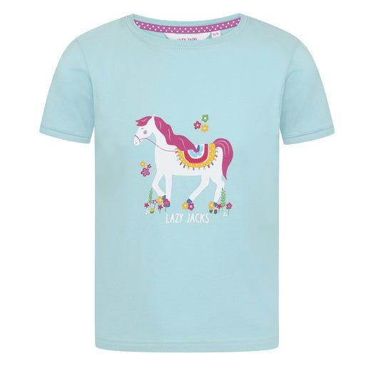 LJ208C - Girls Graphic Tee - Mint