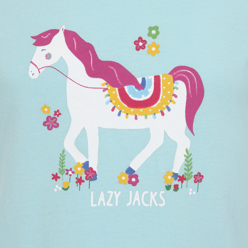 LJ208C - Girls Graphic Tee - Mint