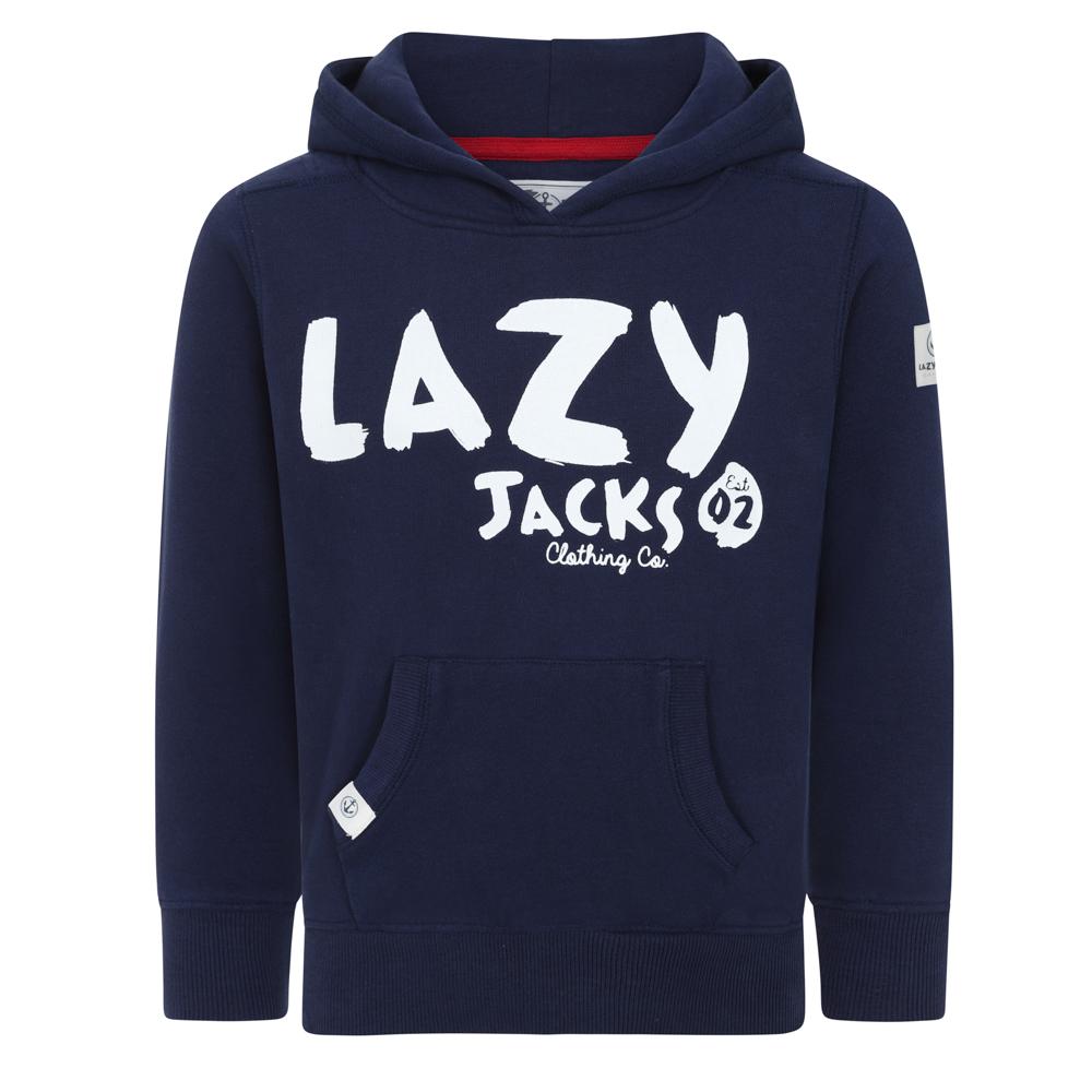 LJ21C - Boy's Hooded Sweatshirt - Marine