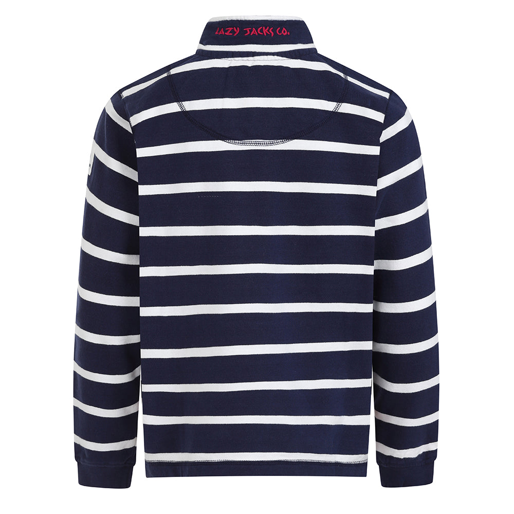 LJ39C - Striped Sweatshirt - Marine