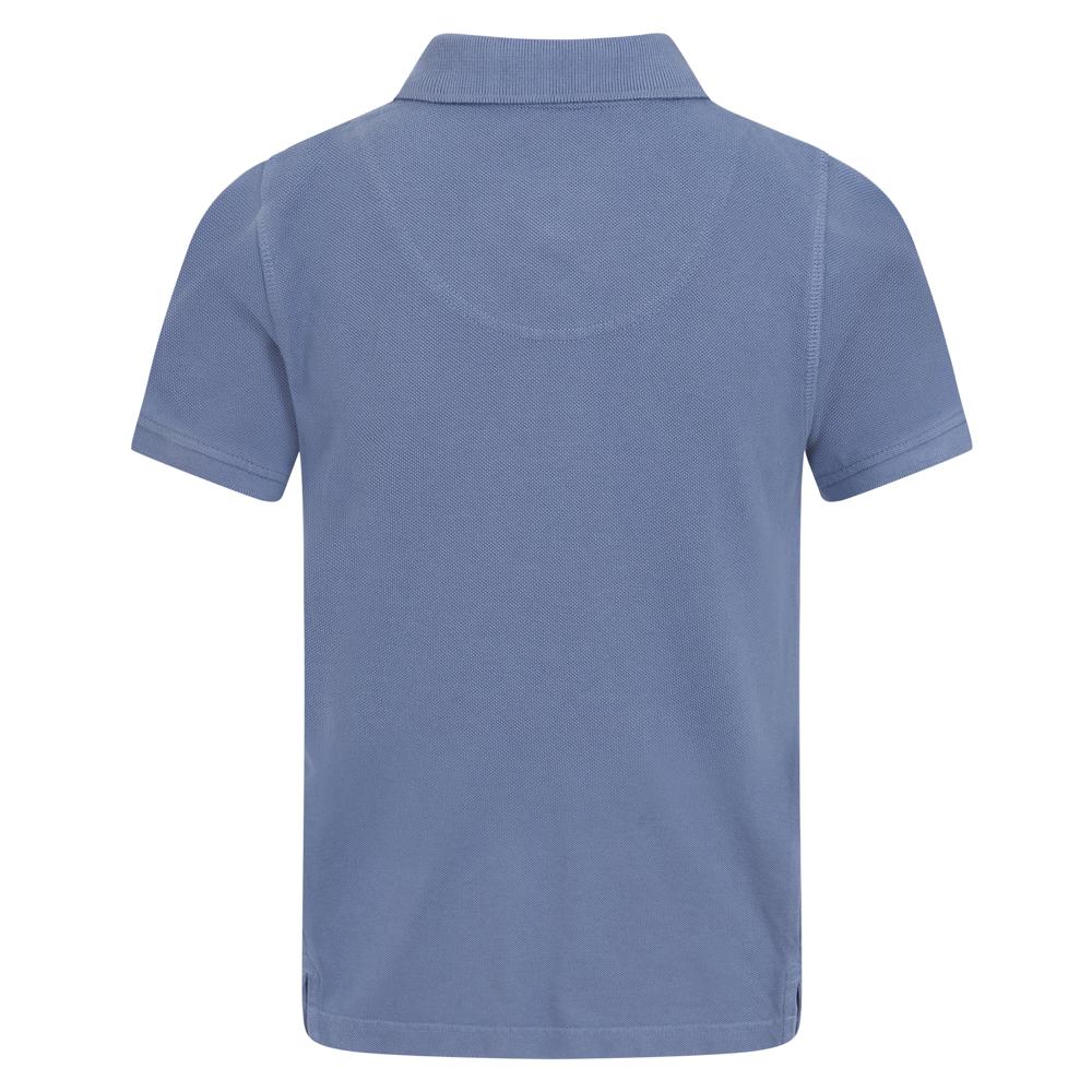LJ95C - Boys Polo Shirt - Washed Blue