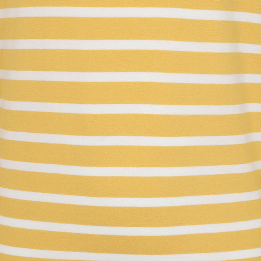 LJ97C - Girls Striped Breton Top - Maize