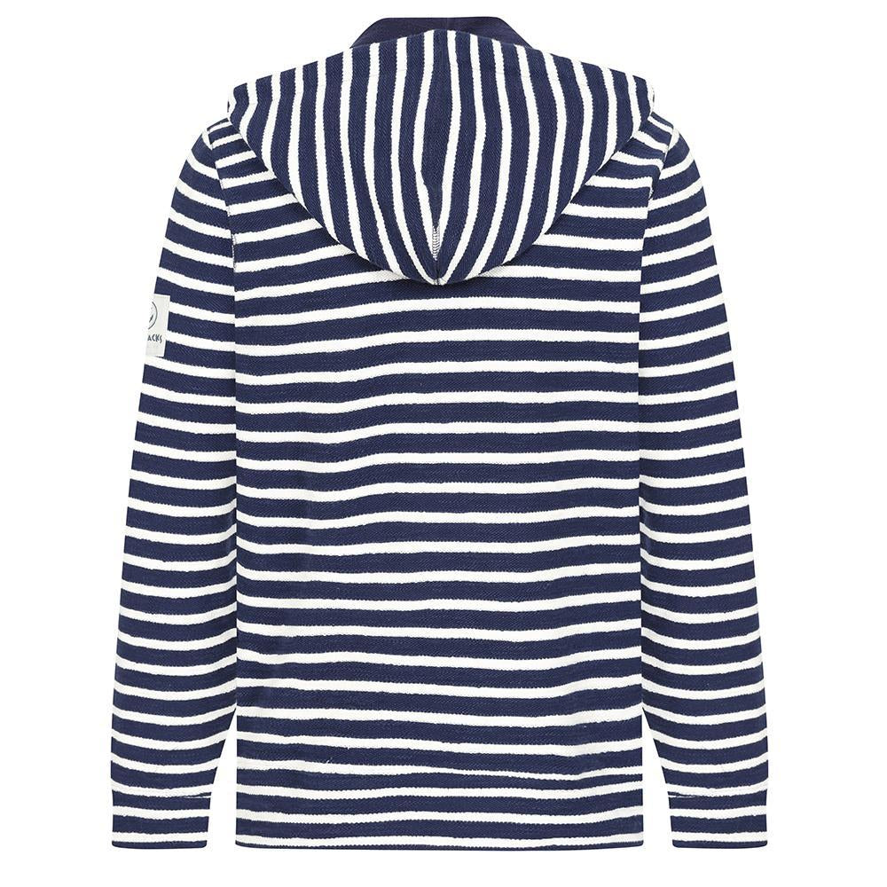 LJ44S - Men's Textured Hooded Sweatshirt - Marine