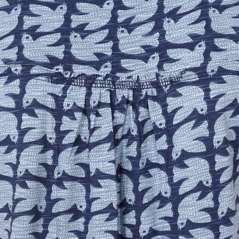 LJ10 - Printed Tunic - Blue Bird
