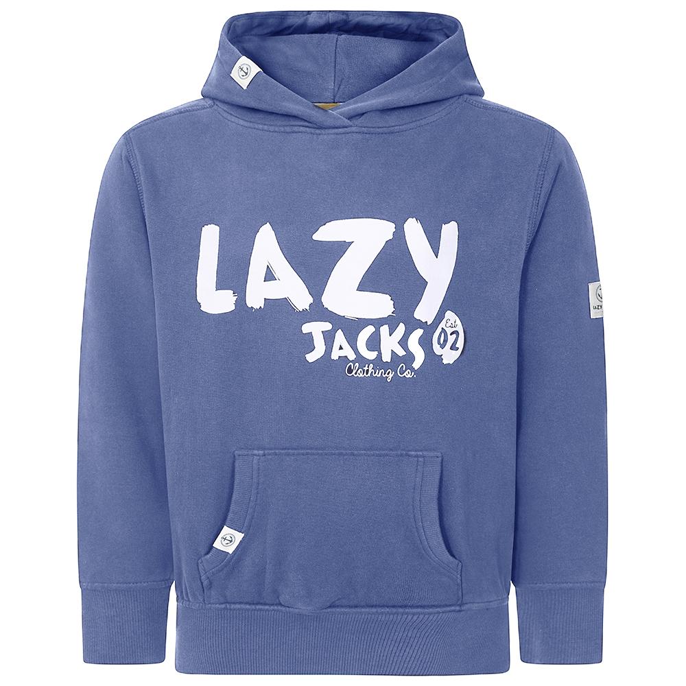LJ21C - Boys Hooded Sweatshirt - Denim