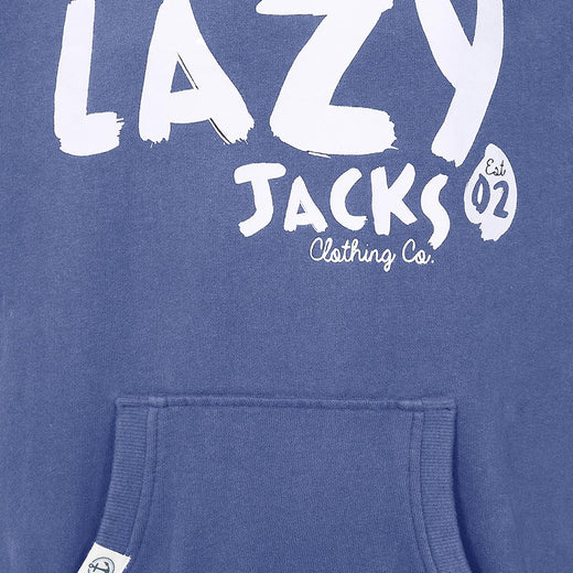 LJ21C - Boys Hooded Sweatshirt - Denim