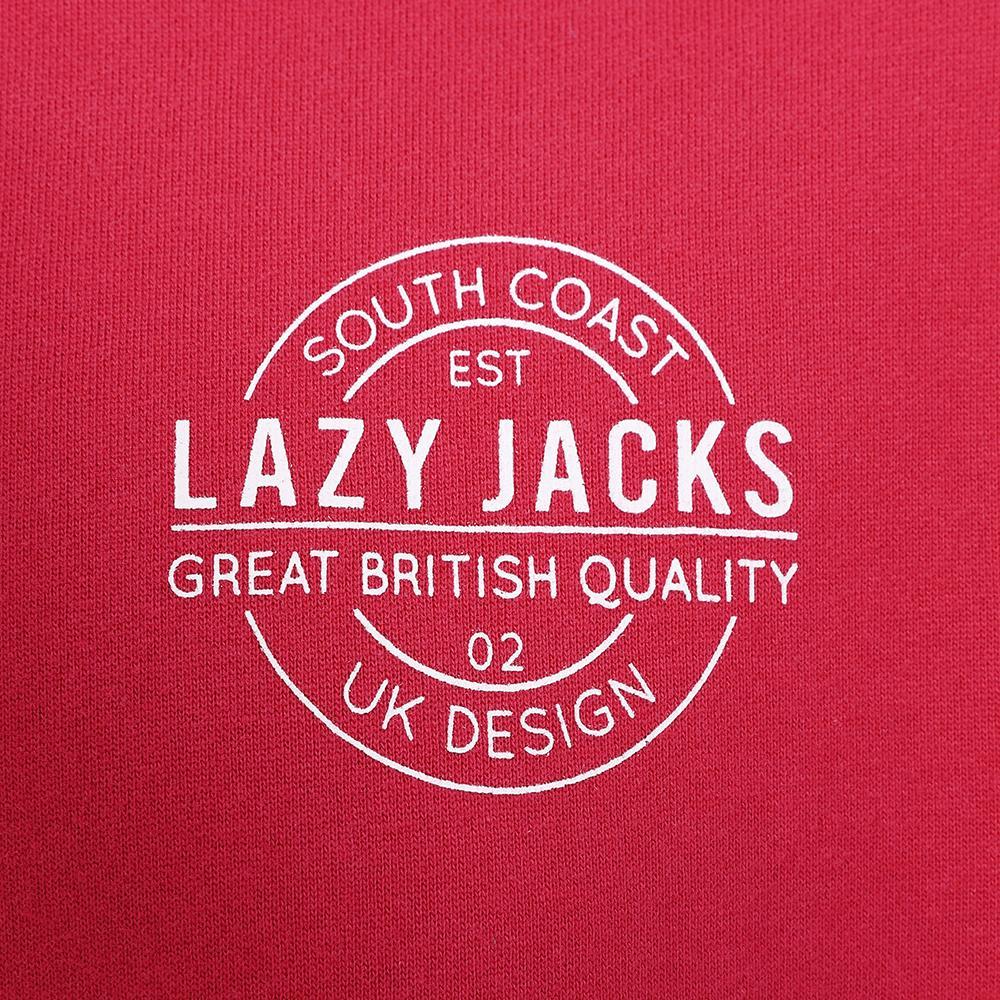 LJ21 - Mens Hooded Sweatshirt - Rouge
