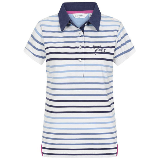 LJ22 - Ladies Polo Top - Stripe