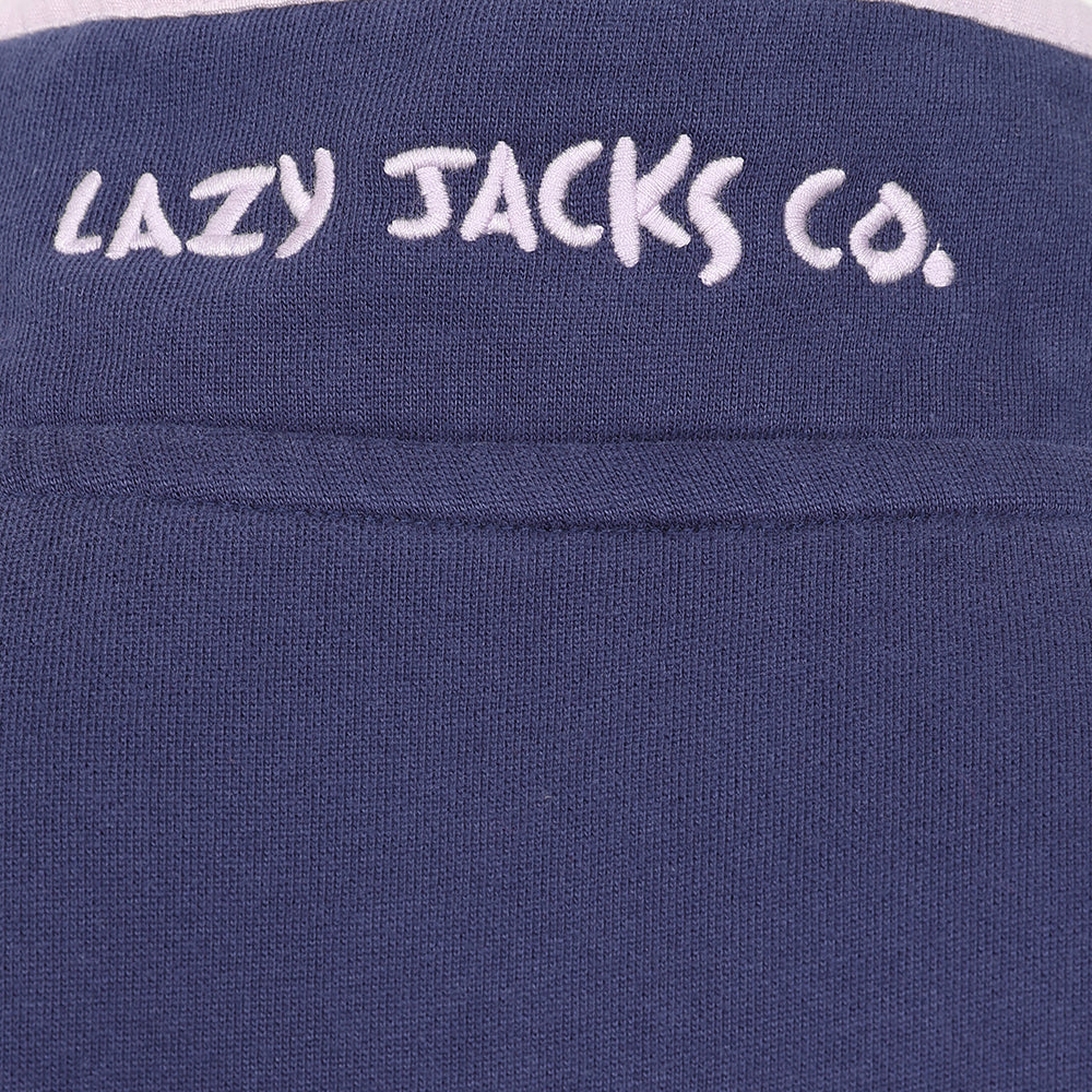 LJ3 - Ladies 1/4 Zip Sweatshirt - Twilight Pink Trim