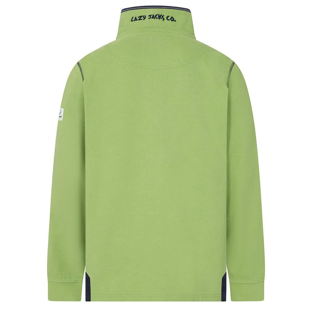 LJ40 - Men's Quarter Zip Sweatshirt - Lime