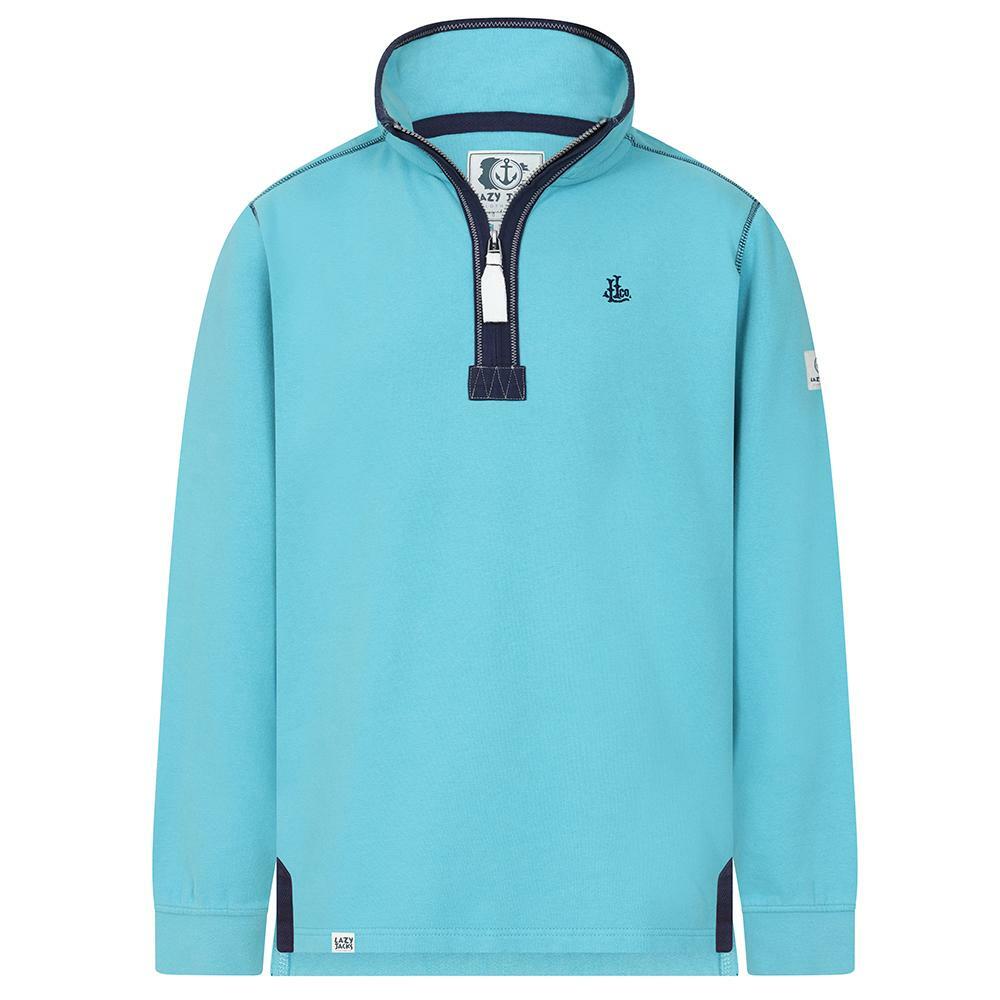 LJ40 - Men's Quarter Zip Sweatshirt - Turquoise