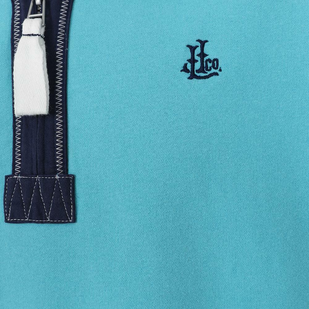 LJ40 - Men's Quarter Zip Sweatshirt - Turquoise