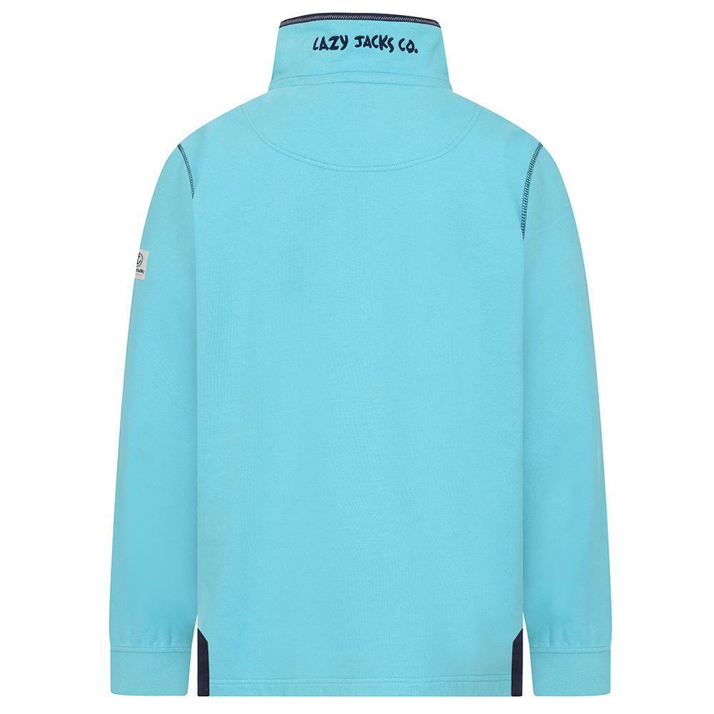 LJ40 - Men's Quarter Zip Sweatshirt - Turquoise