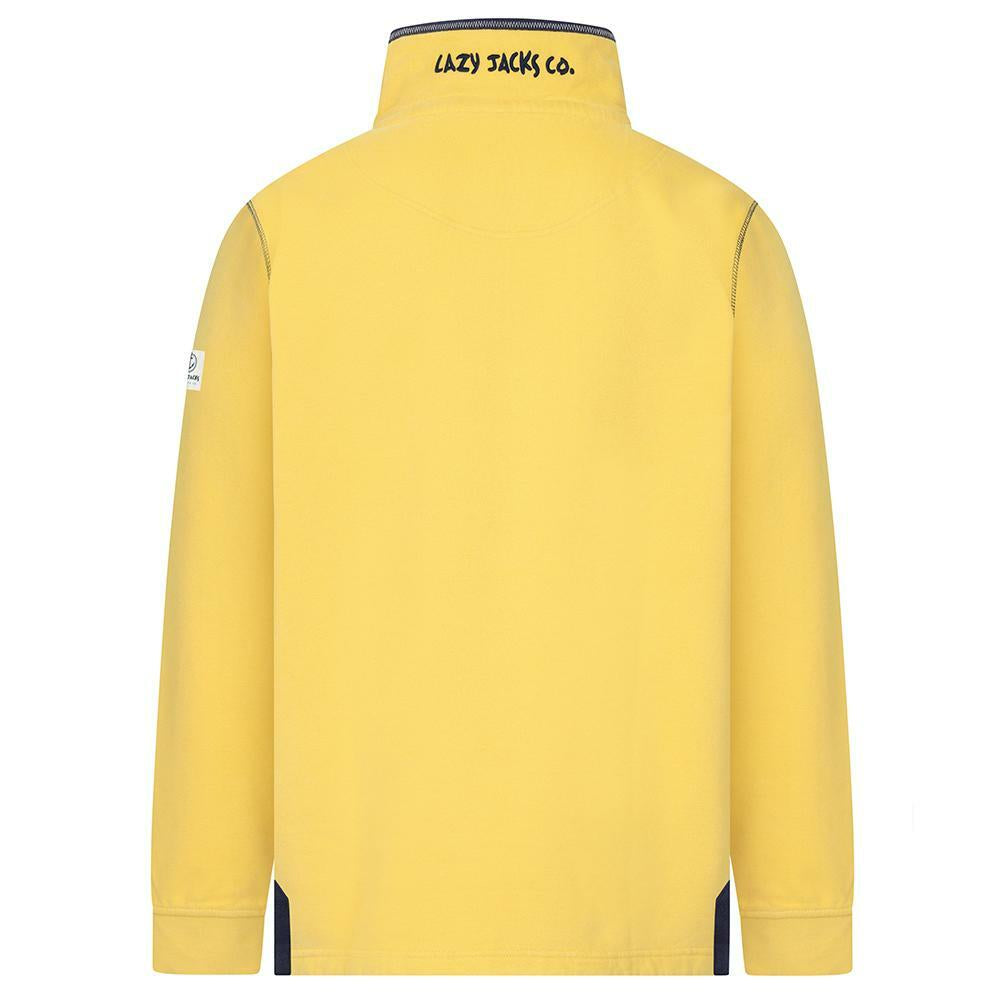 LJ40 - Men's Quarter Zip Sweatshirt - Yellow