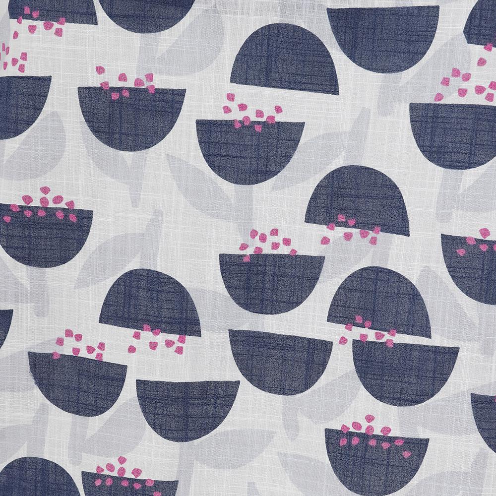 LJ64 - V-Neck Printed Top - Stem White