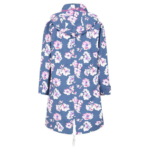 LJ67P - Ladies Longline Waterproof Coat - Floral