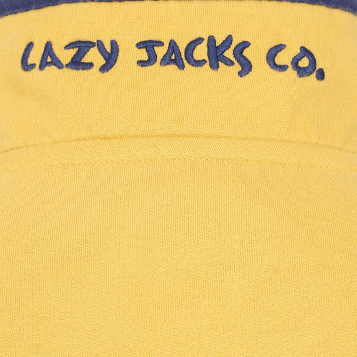 LJ6 - Ladies Button Neck Sweatshirt - Heather