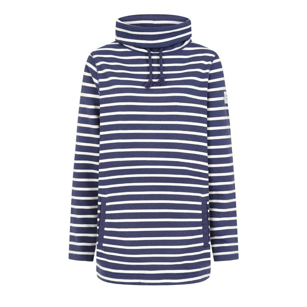 LJ99S - Striped Roll Neck Sweatshirt - Twilight