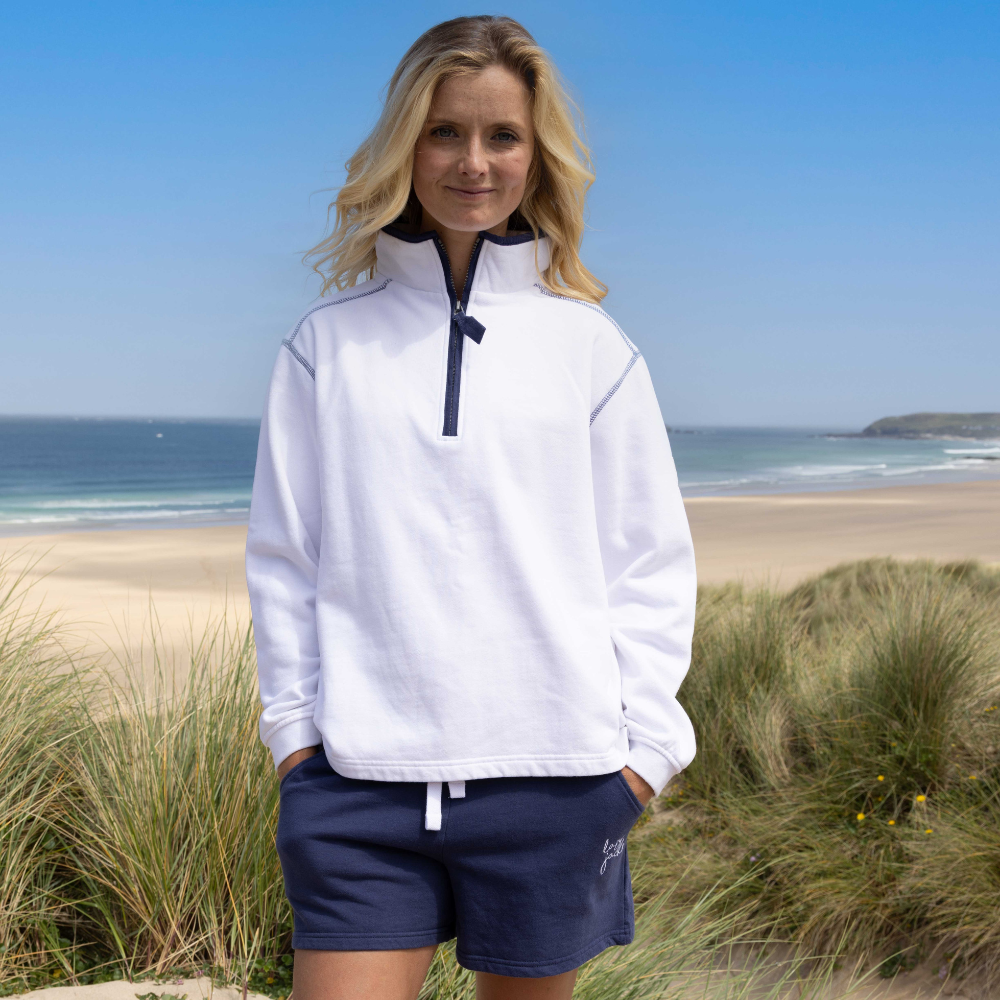 Ladies white sweatshirt uk hotsell