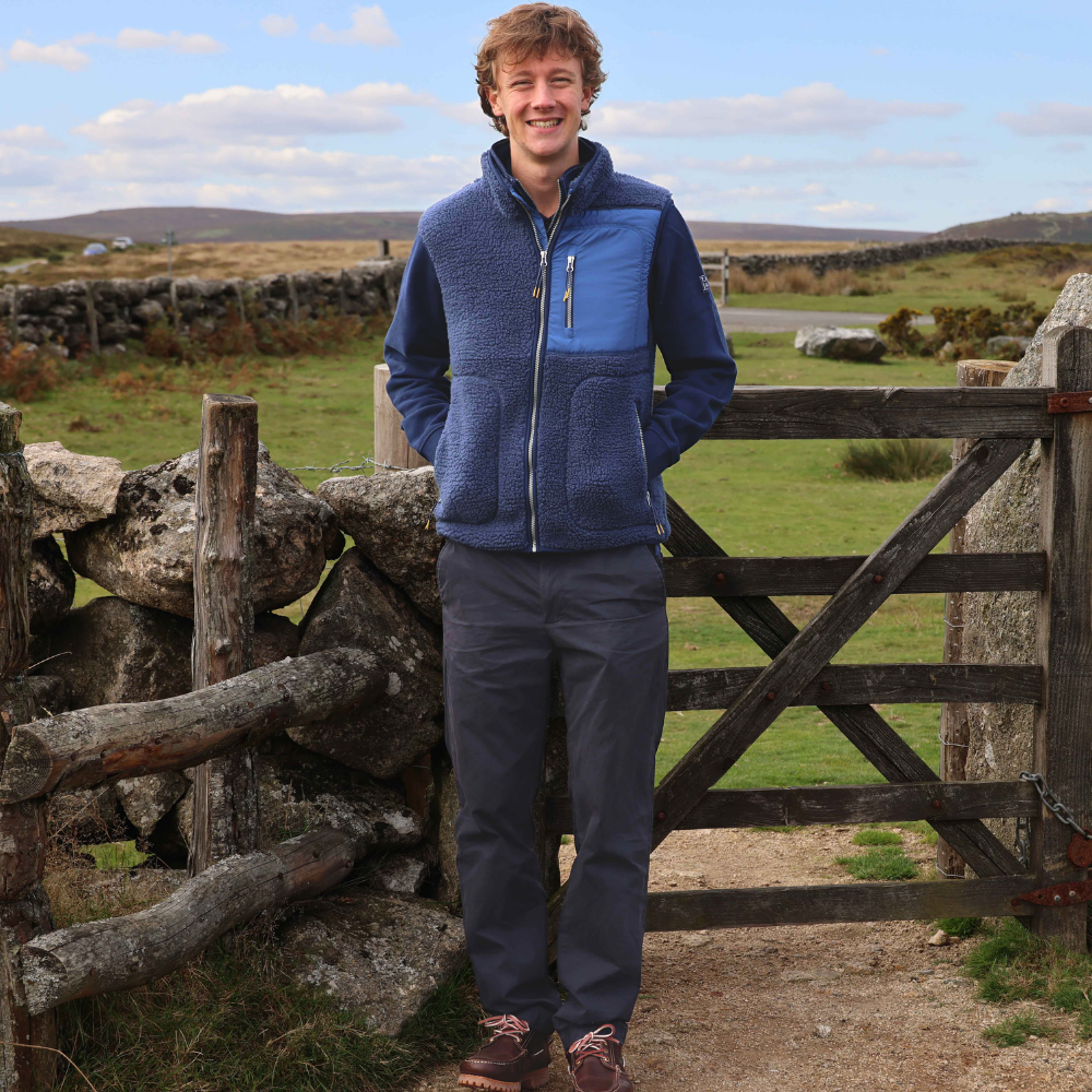 LJ852 - Men's Sherpa Fleece Gilet - Marine