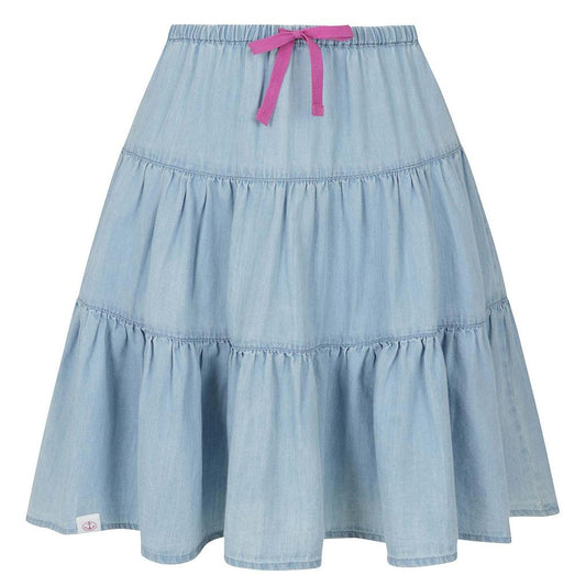 LJ90DC - Girls Skirt - Denim
